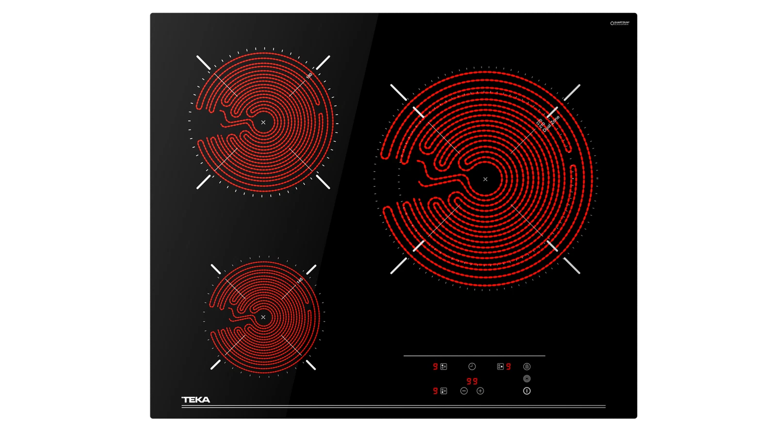 Стеклокерамическая варочная панель 60 см TB 6315 BLACK