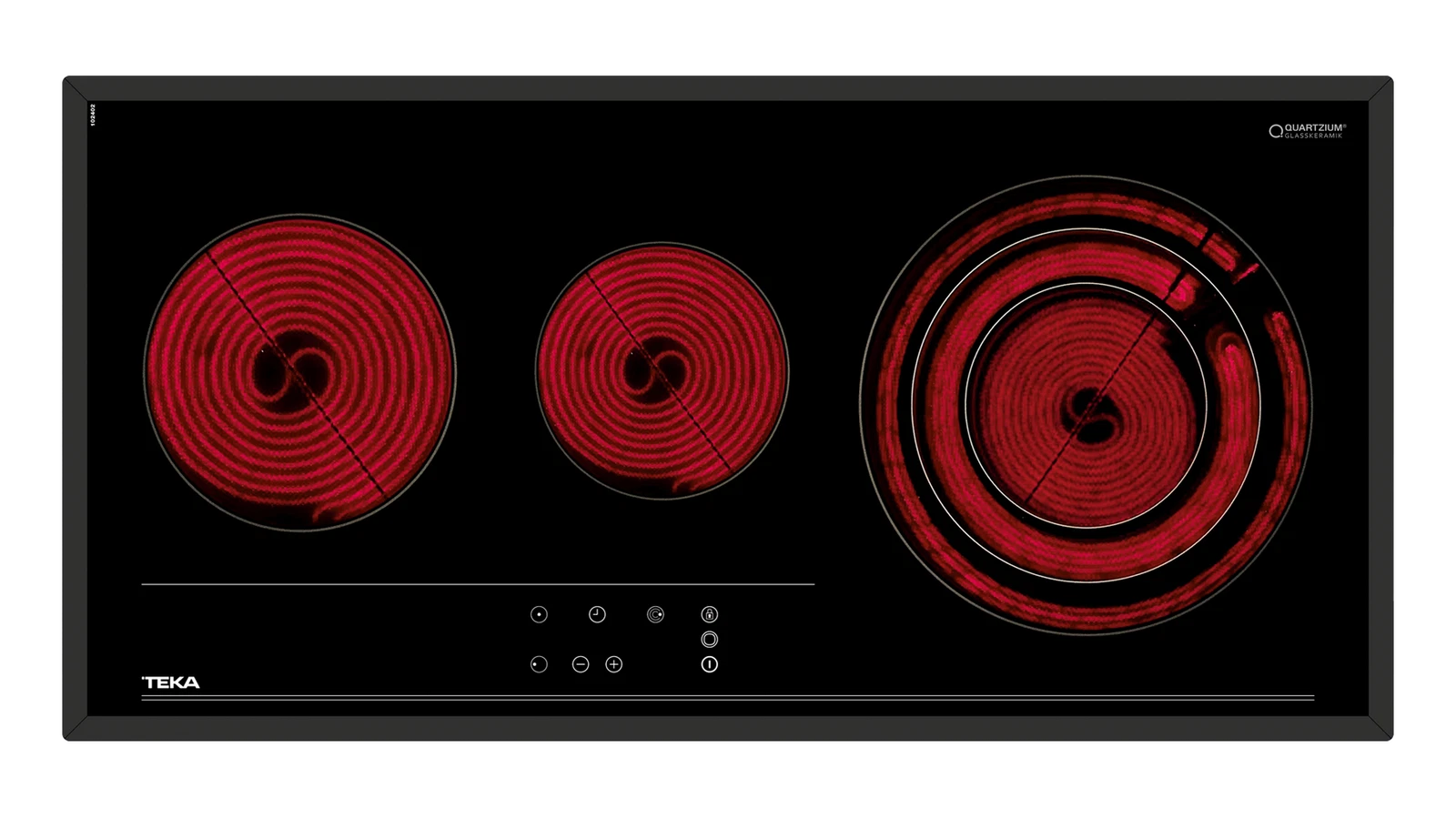 Стеклокерамическая варочная панель High Light 80 см TRC 83631 TCS BLACK