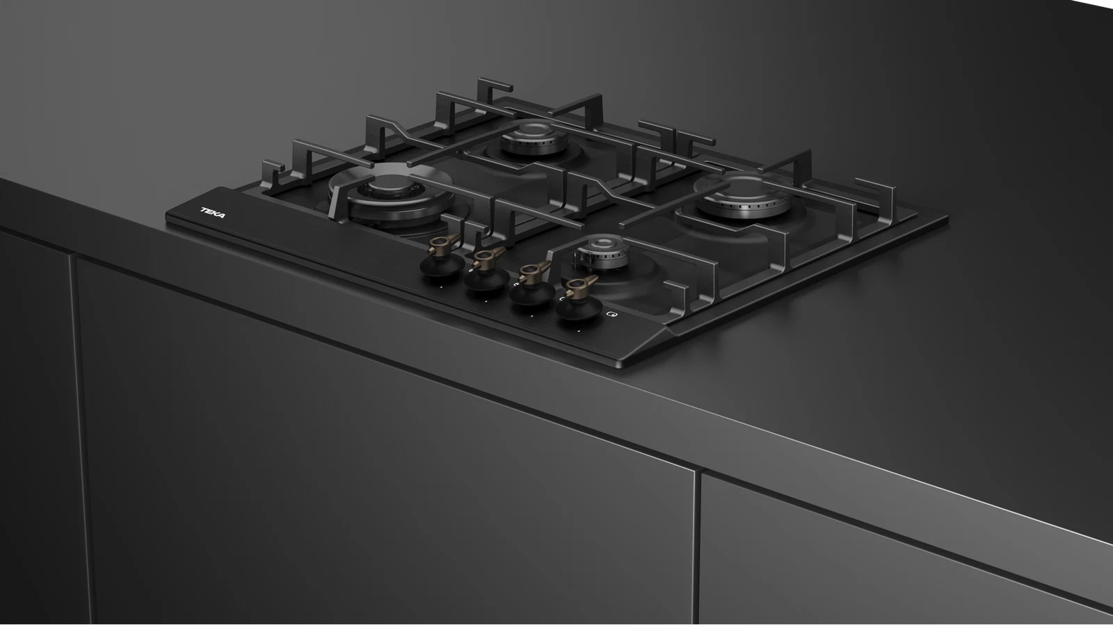 Газовая варочная панель 60 см GSC 64320 RBN ANTHRACITE-OB