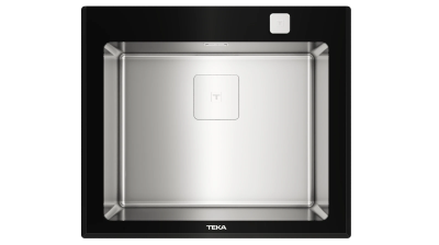 Мойка из нержавеющей стали врезная Teka  DIAMOND RS15 1B 60 BLACK Чёрное Стекло