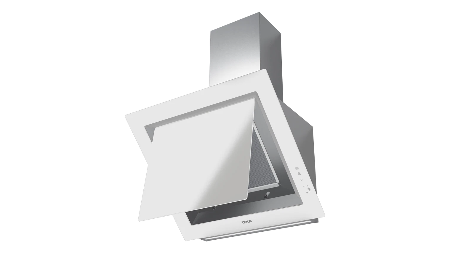 Пристенная вертикальная вытяжка шириной 60 см / Коллекция Urban DLV 68660 TOS WHITE MARBLE