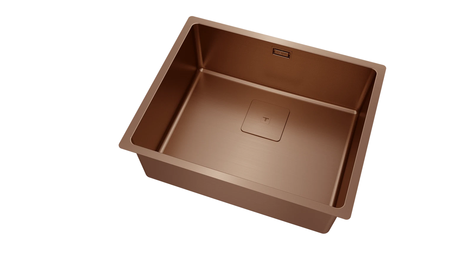 Мойка из нержавеющей стали Teka  FLEXLINEA RS15 50.40 SQ PVD COPPER PVD покрытие / 
Медь подстольного монтажа / монтаж заподлицо / монтаж сверху (плоский кант)