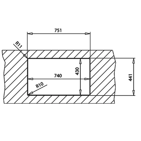 Мойка из нержавеющей стали Teka  FLEXLINEA RS15 71.40 M-XT 1B PureClean Мягкая текстура / Водотталкивающий эффект подстольного монтажа / монтаж заподлицо / монтаж сверху (плоский кант)