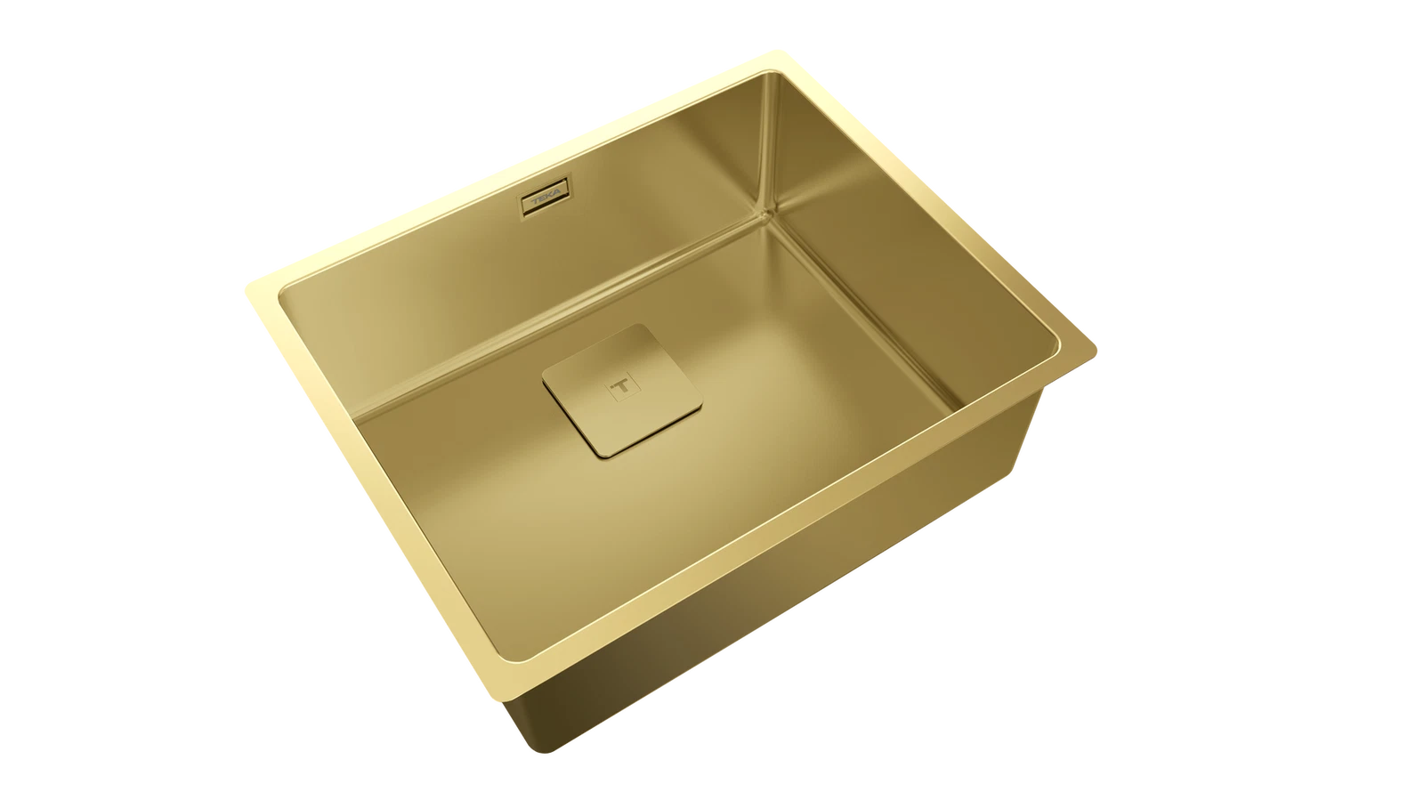 Мойка из нержавеющей стали Teka  FLEXLINEA RS15 50.40 PVD BRASS PVD покрытие / Состаренная Бронза подстольного монтажа / монтаж заподлицо / монтаж сверху (плоский кант)