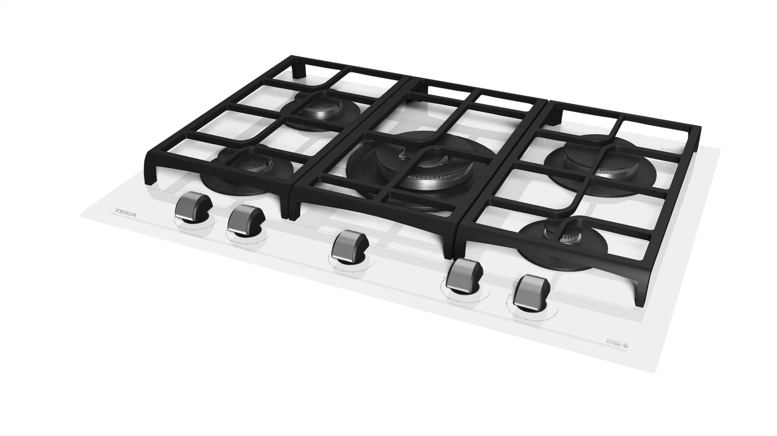 Варочная панель газ на стекле 70 см/ Коллекция Urban GZC 75330 XBC WHITE MARBLE